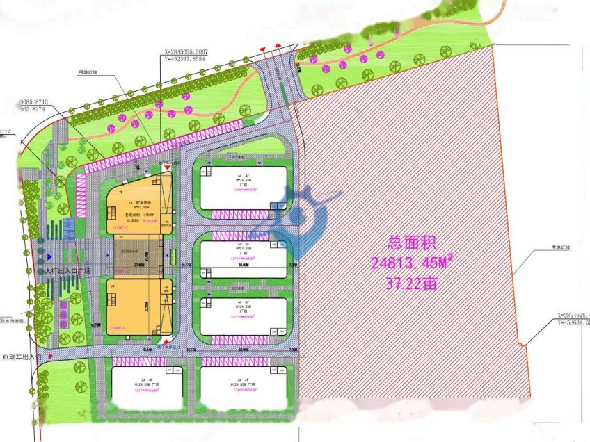 37亩规划用地出售，价格低，首付低，可按需自建